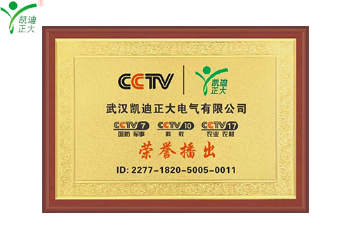 凱迪正大登上CCTV央視廣告，全力打造品牌新高度